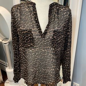 Joie sheer blouse